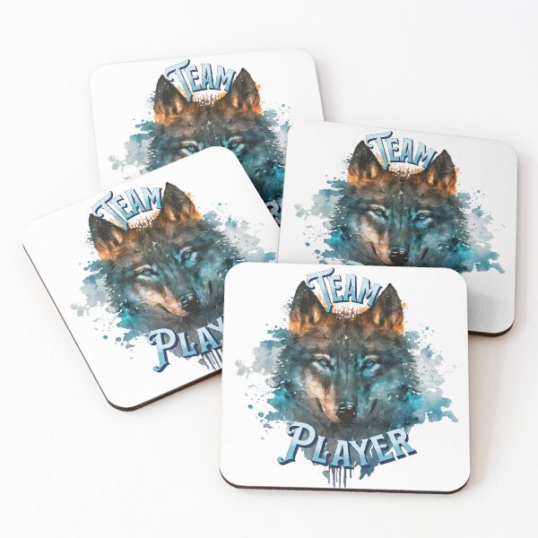 Item preview, Team Player wolf pack designed and sold by Josephine Mulholland.