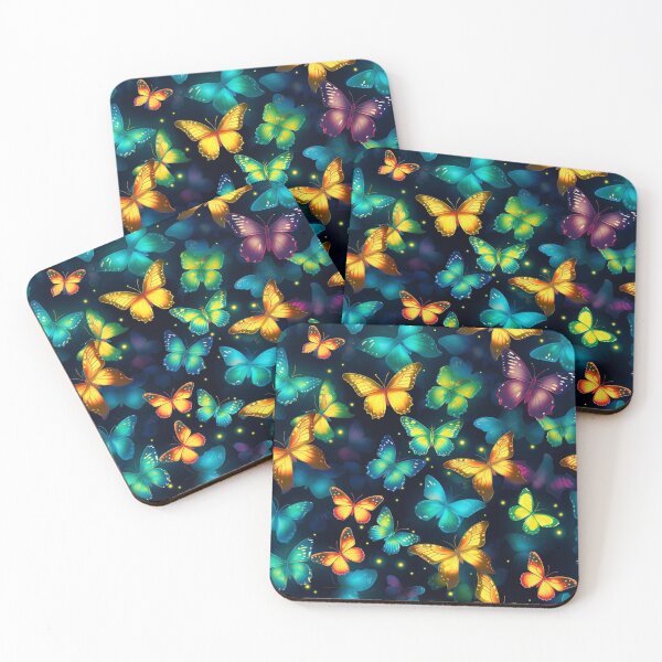 Item preview, Colourful Shimmering Butterflies designed and sold by sandy3105.