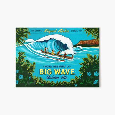 Kona Big Wave Art Board Print