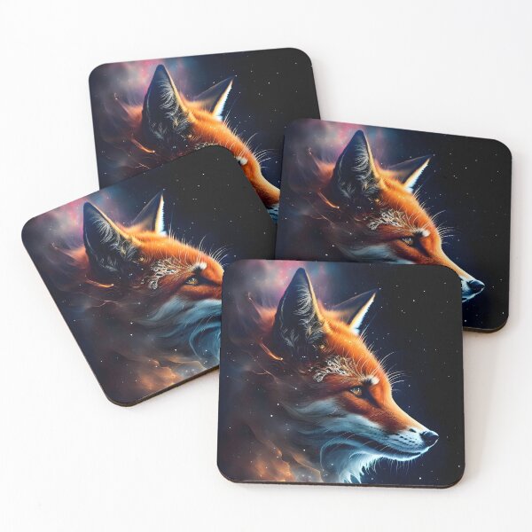 Item preview, Astral Majesty: A Fox's Journey Through Cosmic Ink designed and sold by byaz3.