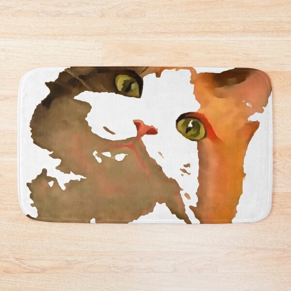 Item preview, I'm All Ears Quirky Calico Cat Pet Portrait designed and sold by taiche.