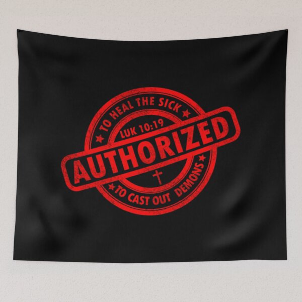 Item preview, Authorized to heal the sick to cast out demons designed and sold by Warih.