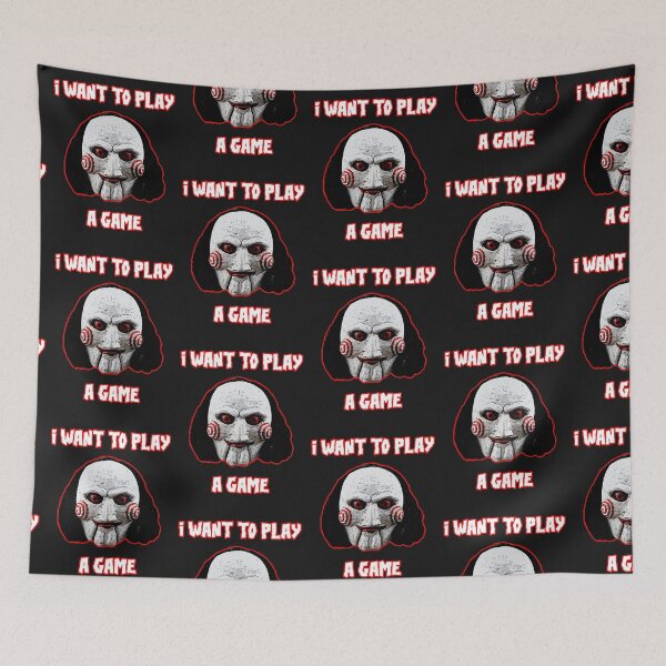 Item preview, I want ot play a game 80s horror movies quotes  designed and sold by MetalSatyrShop.