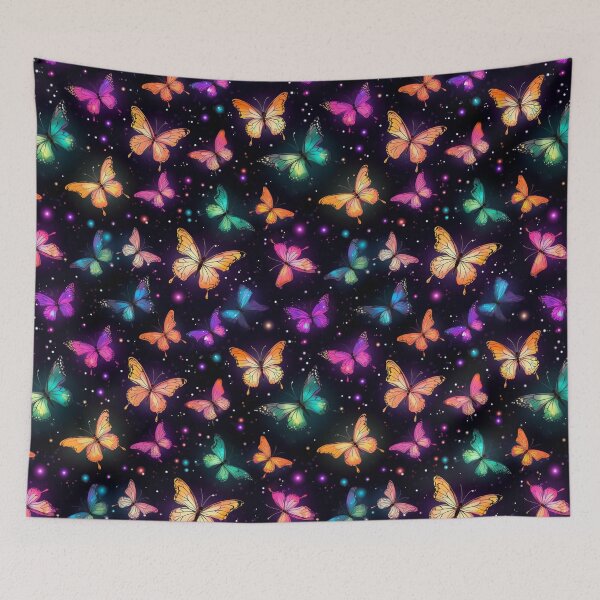 Aperçu de l'œuvre Vibrant Shimmering Butterfly Pattern créée et vendue par sandy3105.
