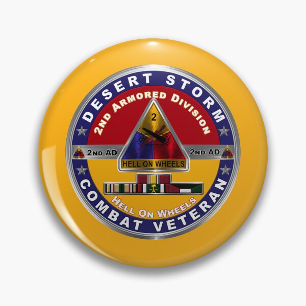 Item preview, 2nd Armored Division Desert Storm Veteran designed and sold by SoldierAlways.