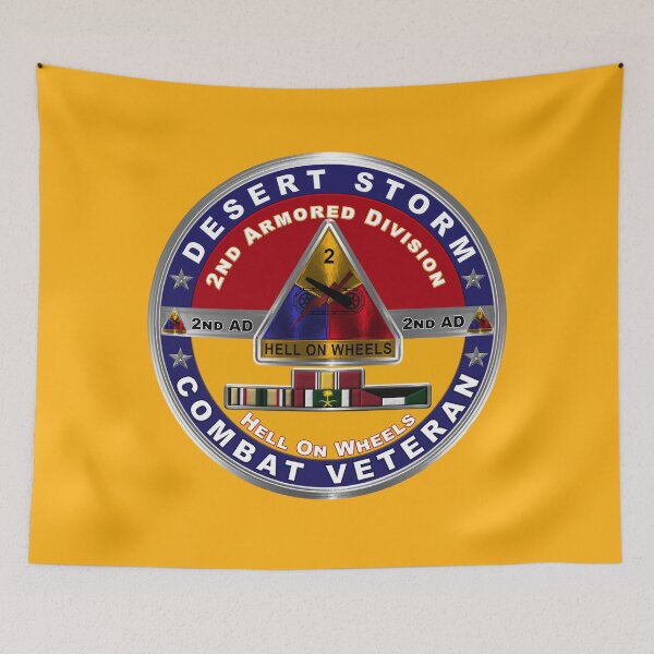 Item preview, 2nd Armored Division Desert Storm Veteran designed and sold by SoldierAlways.