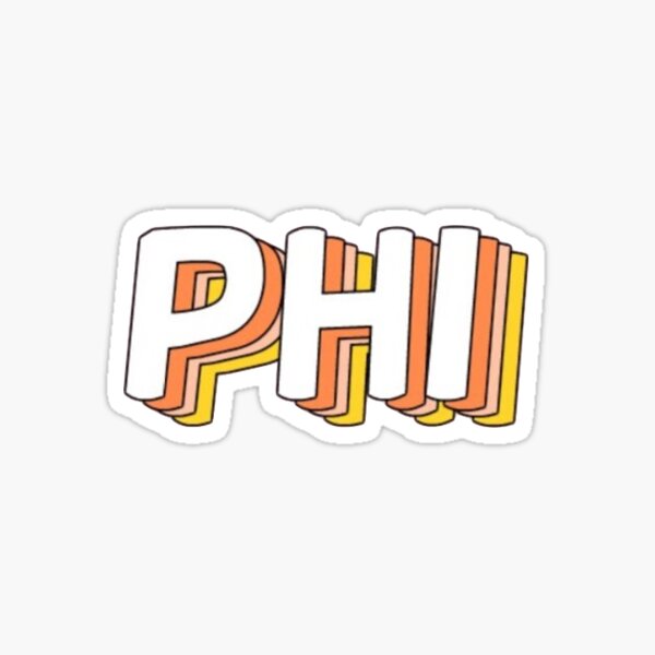 PHI !! Sticker