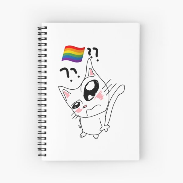 Surprised Cat Spiral Notebook