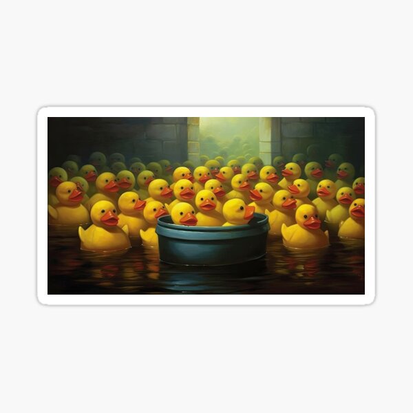 Item preview, Trendy rubber duck 03 designed and sold by nikigoessi.