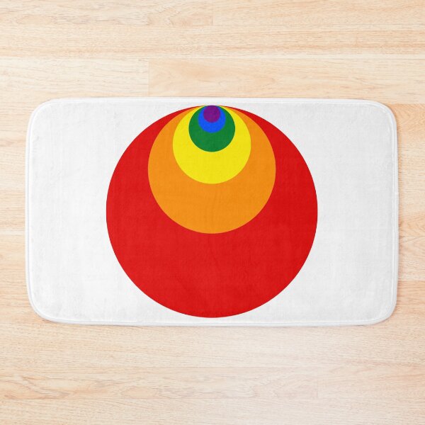 Item preview, The Golden ration circle with LGBTQ+ colors designed and sold by Taidundua.