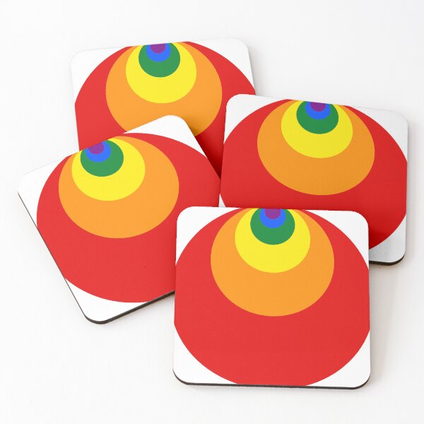 Item preview, The Golden ration circle with LGBTQ+ colors designed and sold by Taidundua.