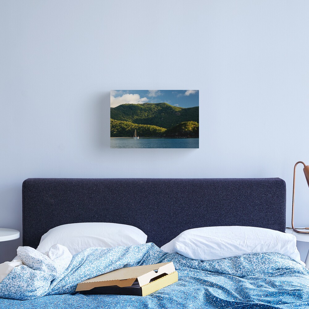 Peaceful Anchorage Canvas Print