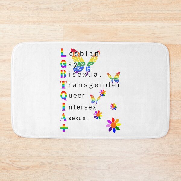 Item preview, Love Is Like Butterfly And Flowers, LGBTQIA Pride designed and sold by ShopULove.