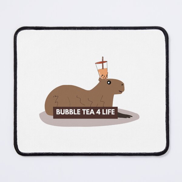 Item preview, Capybara and bubble tea  designed and sold by millie077.