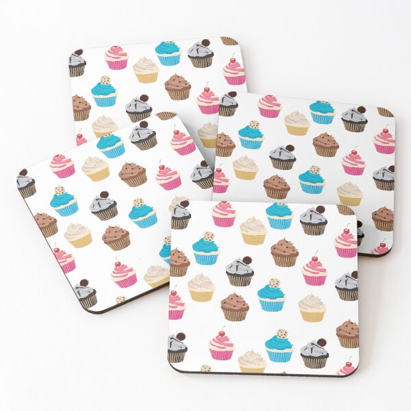 Item preview, Colorful Cute Cupcakes Pattern  designed and sold by idovedesign.