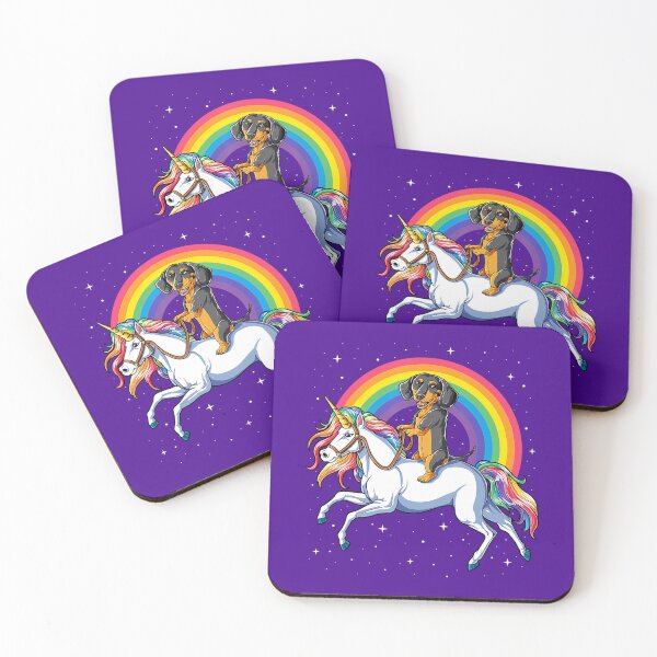 Item preview, Dachshund Unicorn 	 	 Space 	 Rainbow Dog Tee 	 	 designed and sold by gsmvqtigw8.