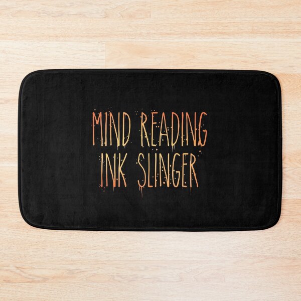 Item preview, Mind Reading Ink Slinger - Tattoo Artist - Orange Script designed and sold by Mitch616Art.