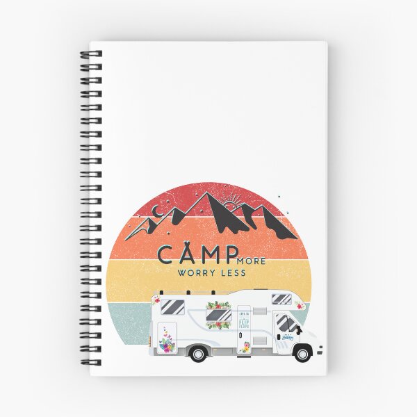 Item preview, Camp more worry less van life is better in flip flops designed and sold by NoWokeWear.