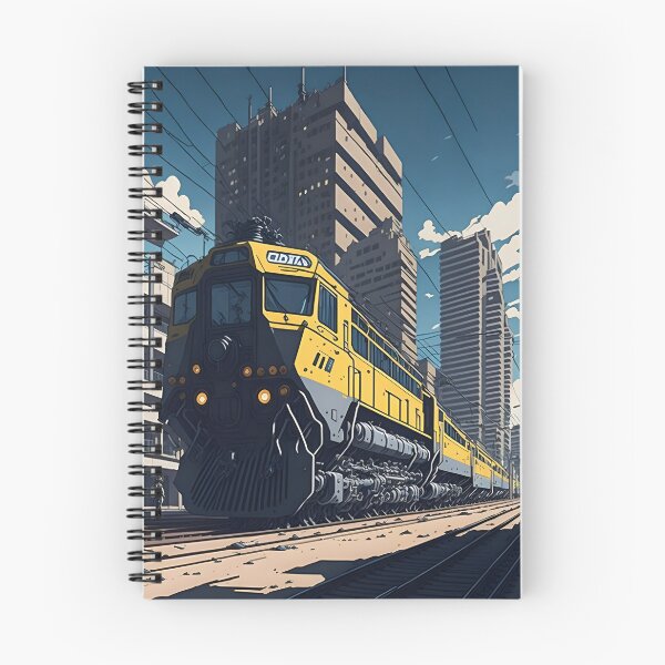 Item preview, Crónicas ferroviarias: tren expreso por el paisaje urbano designed and sold by Isekai-Merch.