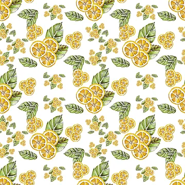 Artwork thumbnail, Lemons pattern by InaDim
