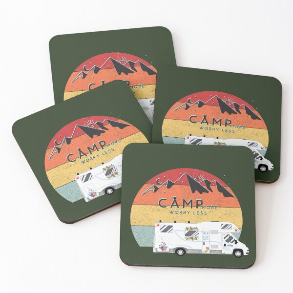 Item preview, Camp more worry less campervan life is better in flip flops designed and sold by NoWokeWear.