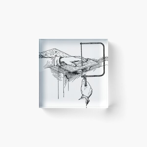 Item preview, Coping saw, vintage book illustration designed and sold by Salvatore Mars.