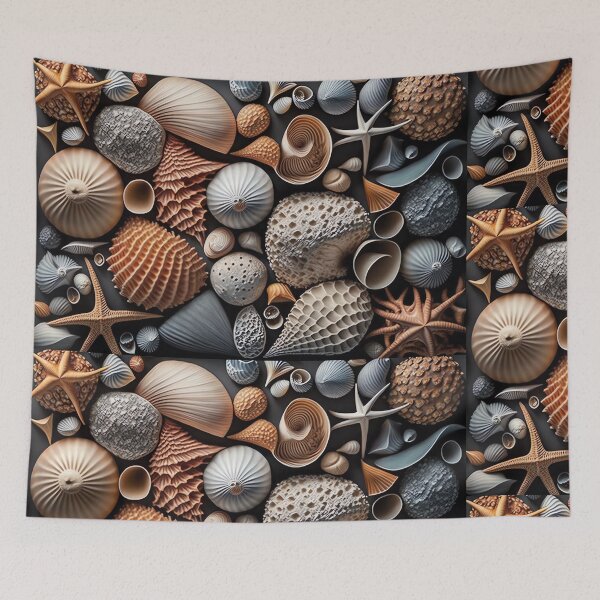 Item preview, Seashells backdrop designed and sold by Beso75.