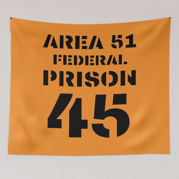 Item preview, Donald Trump Arrested. Federal Prison 45. Funny Political Meme, Quote, Saying, Slogan designed and sold by Maciek63.