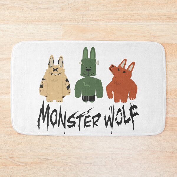 Item preview, MONSTER WOLF horror halloween retro vintage designed and sold by TNwandesignart.