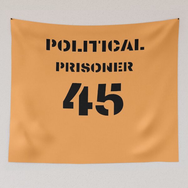 Item preview, Donald Trump Arrested. Prisoner 45. Funny Political Meme, Quote, Saying, Slogan designed and sold by Maciek63.
