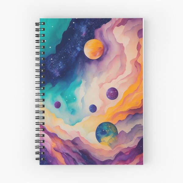 Item preview, Captivating Cosmic Spectacle | Watercolor Planets designed and sold by Polariszero.