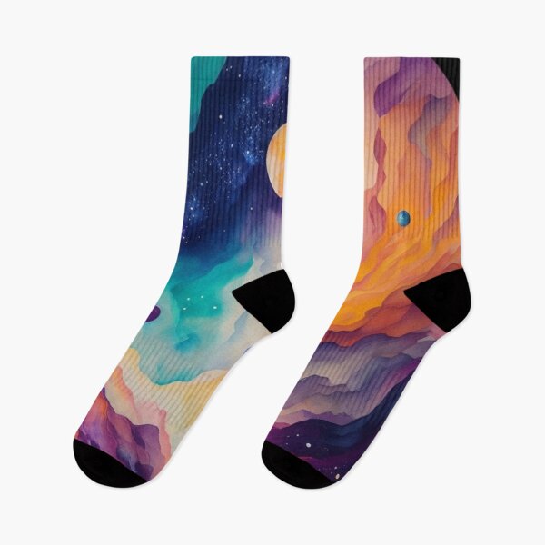 Item preview, Captivating Cosmic Spectacle | Watercolor Planets designed and sold by Polariszero.