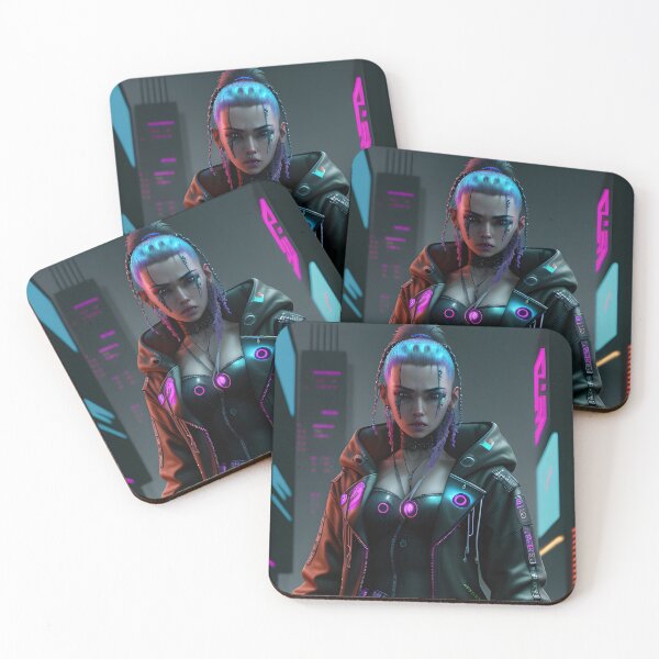 Item preview, Girl in style cyberpunk. Exposition number 12 designed and sold by Vegan-Cult.
