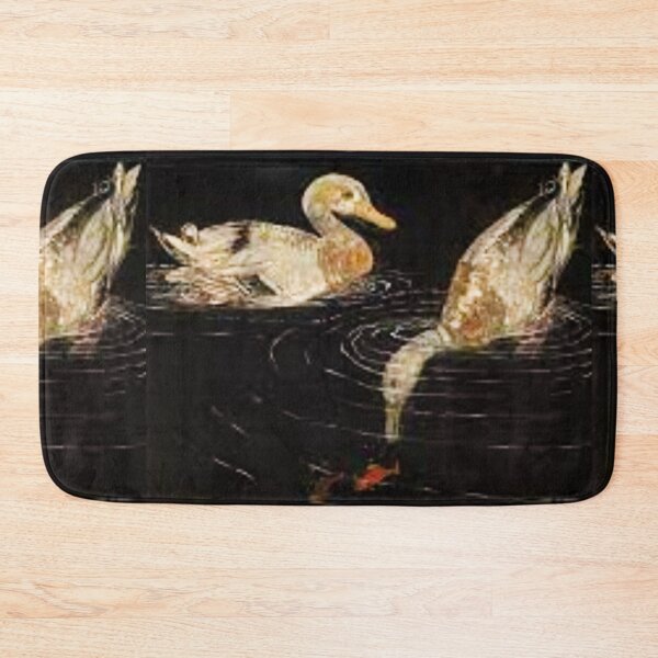 Item preview, Vintage Lacquered Panel Depicting Ducks designed and sold by CristalleLisa.