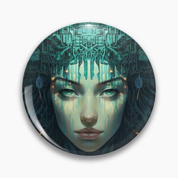 Aperçu de l'œuvre Cypherpunk Evil Cyberpunk AI Échec du système créée et vendue par Nightarcade.