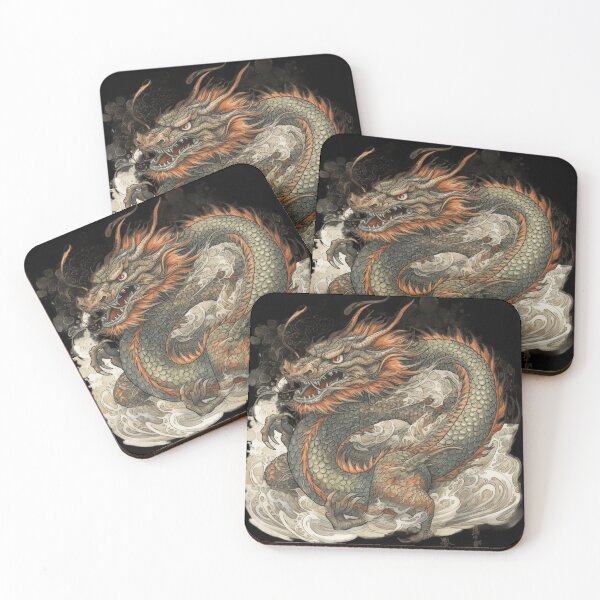 Item preview, Green Dragon - Japan Dragon designed and sold by Foxclothier.