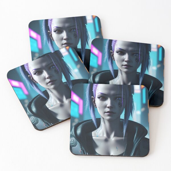 Item preview, Girl in style cyberpunk. Cyber warrior, anime Exposition number 14 designed and sold by Vegan-Cult.