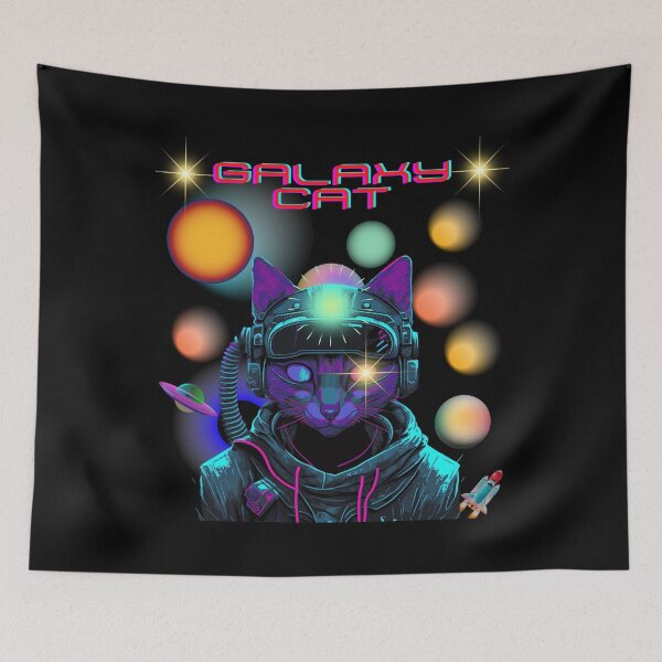 Item preview, Galaxy Cat - Funny Space Cat T-Shirt designed and sold by GorinART.
