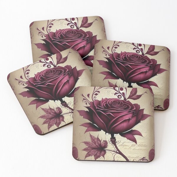 Item preview, Maroon Rose designed and sold by BiancaDPetals.