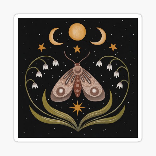 Under the three moons Sticker