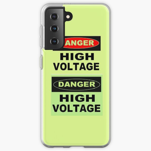 SIGN, Danger, High Voltage Samsung Galaxy Soft Case