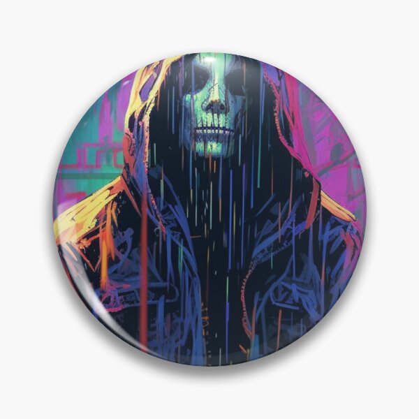 Item preview, Cyberpunk Neon Ghost designed and sold by Nightarcade.