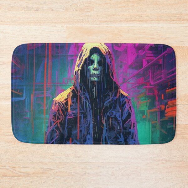 Item preview, Cyberpunk Neon Ghost designed and sold by Nightarcade.