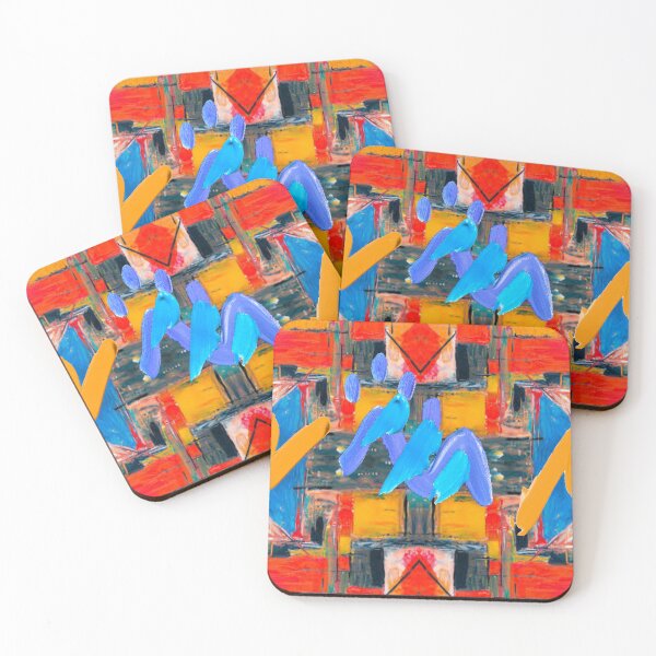 Item preview, Artist Abstract Design graphic design, Abstraction, bold colorful abstract playful design inspired by nature designed and sold by Adri Barnard.