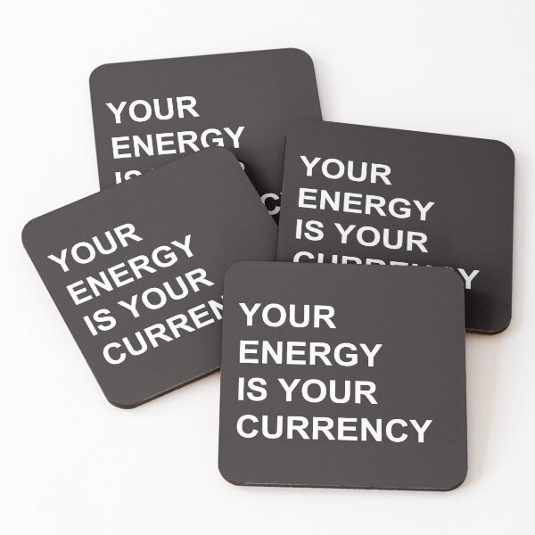 Item preview, YOUR ENERGY IS YOUR CURRENCY designed and sold by Dani Pamungkas.