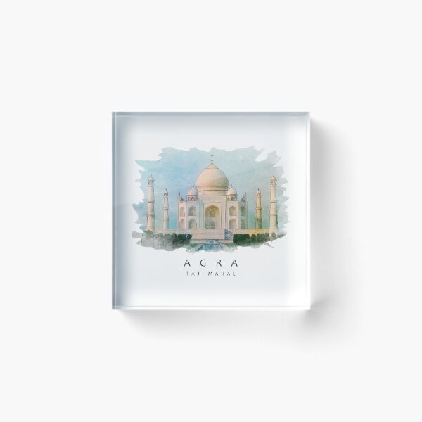 Item preview, Agra: The Taj Mahal in Watercolor Art designed and sold by ShubhankarK.