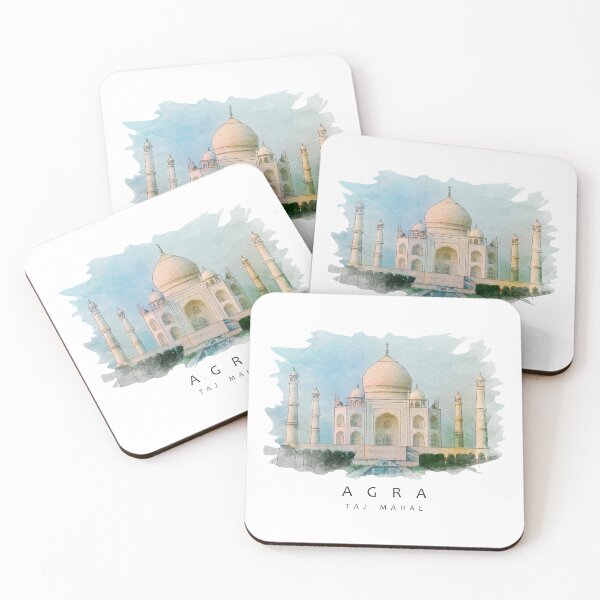 Item preview, Agra: The Taj Mahal in Watercolor Art designed and sold by ShubhankarK.