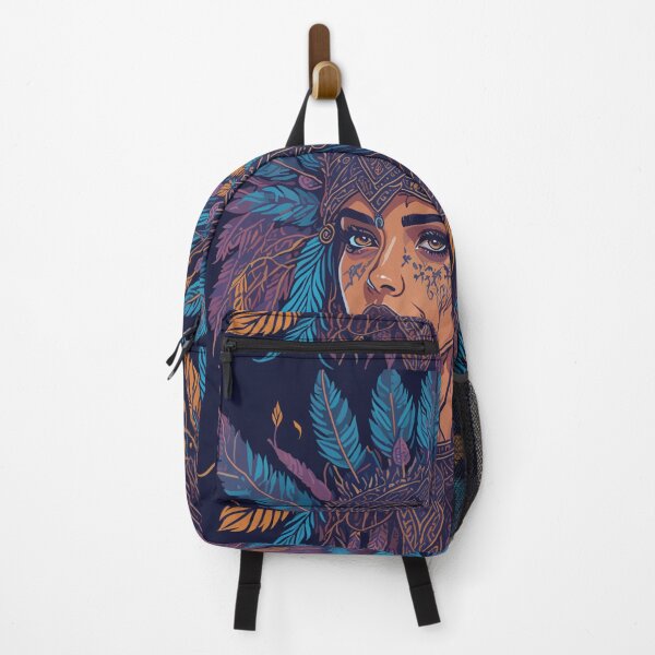 Item preview, Cosmic Witch: Intricate Indian Headdress Vector Art Design designed and sold by AFUNARTZ.