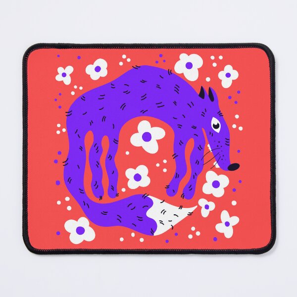 Item preview, Cute cartoon-styled hand drawed fox surrounded with flowers designed and sold by HIPPMI.