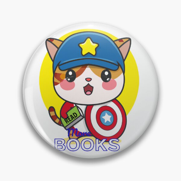 Item preview, Super reading hero cat designed and sold by Josephine Mulholland.